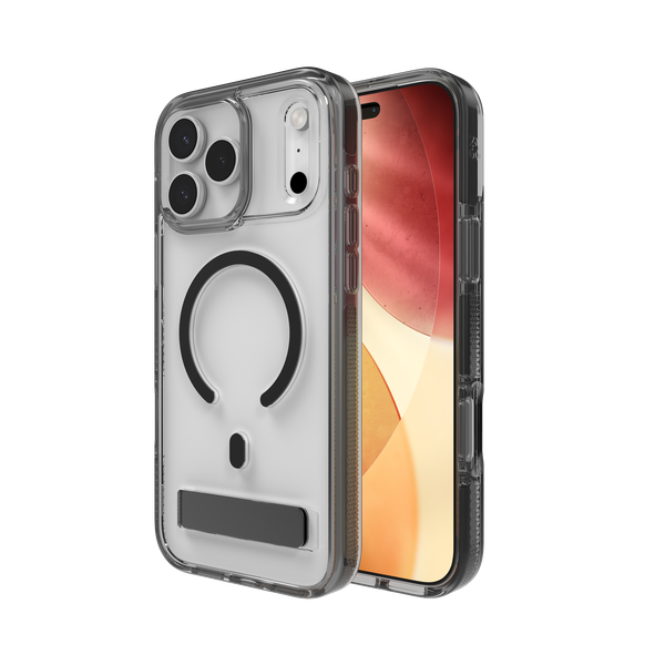 ZAGG Santa Cruz Snap MagSafe Case with Kickstand for iPhone 17 Pro Max ZAGG Santa Cruz Snap MagSafe Case with Kickstand for iPhone 17 Pro Max, Colour: Jet Black