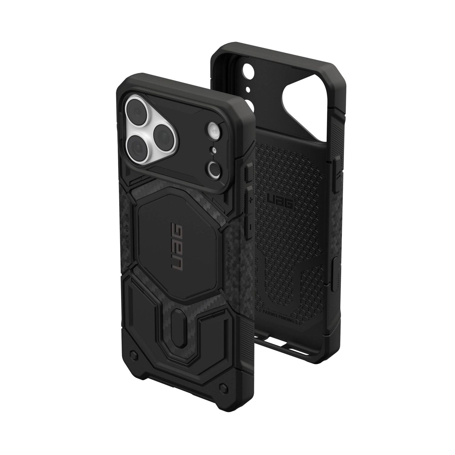 UAG Monarch Pro MagSafe Case for iPhone 18 / 17 Series - with Camera Control Button UAG Monarch Pro MagSafe Case for iPhone 18 / 17 Series - with Camera Control Button, Color/Model: Carbon Fiber 17 Pro/18 Pro