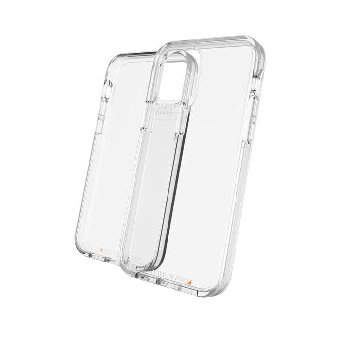 Gear4 Crystal Palace Snap D3O® Case for iPhone 13 Series MagSafe Compatible, Color: Clear
