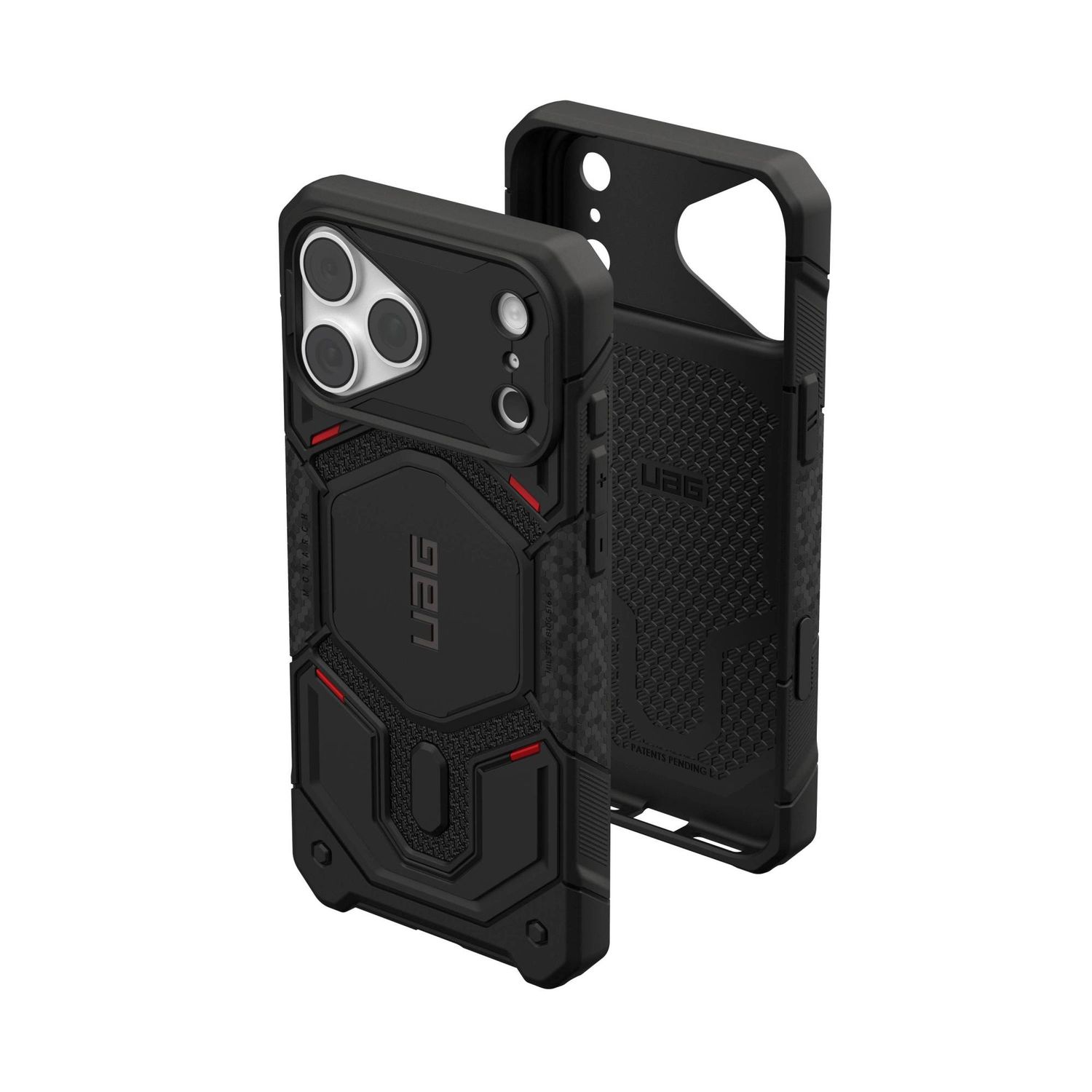 UAG Monarch Pro Kevlar MagSafe Case with Camera Control Button for iPhone 17/18 Series, Color/Model: Kevlar Blk 17 Pro/18 Pro