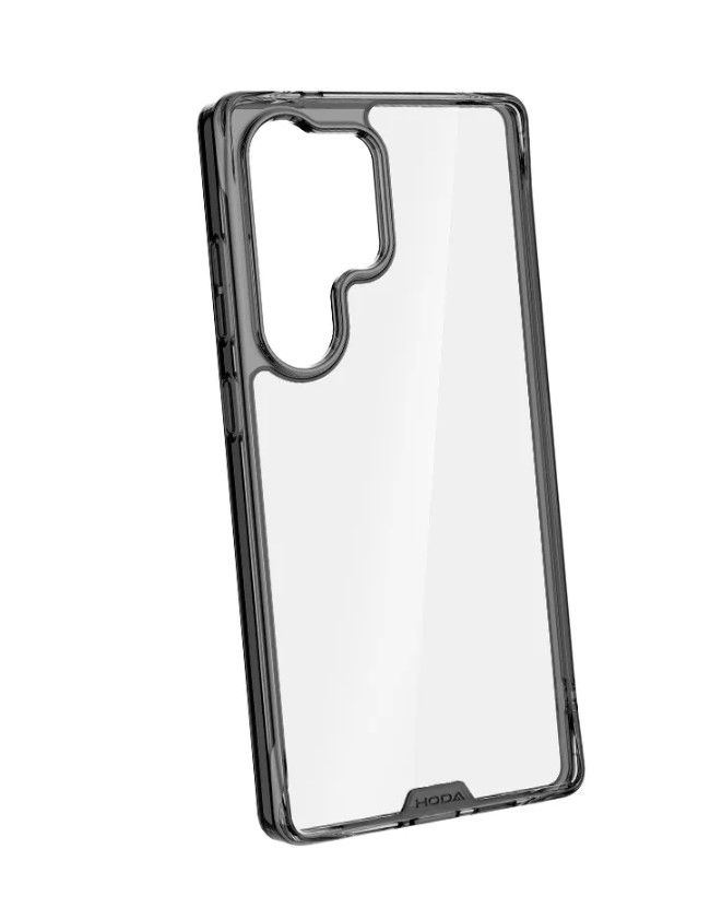 Hoda Crystal Pro Magnet Glass Case Military Standard for Samsung Galaxy S26 Ultra, Model/Color: Clear Blk