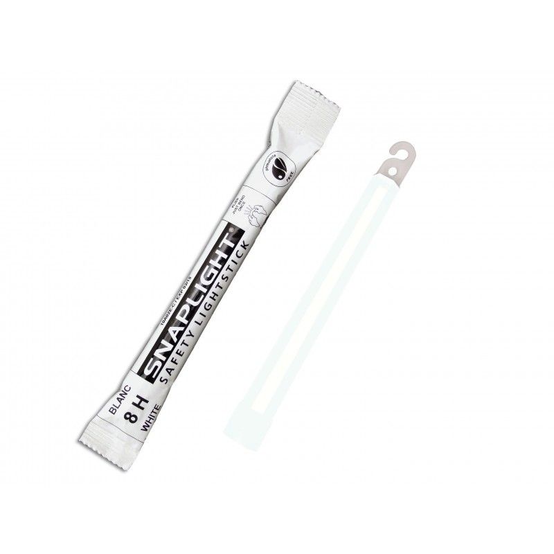 Cyalume 6" Snaplight 8 Hours White Lightstick (Per Pc) - Expired Date 8/2028