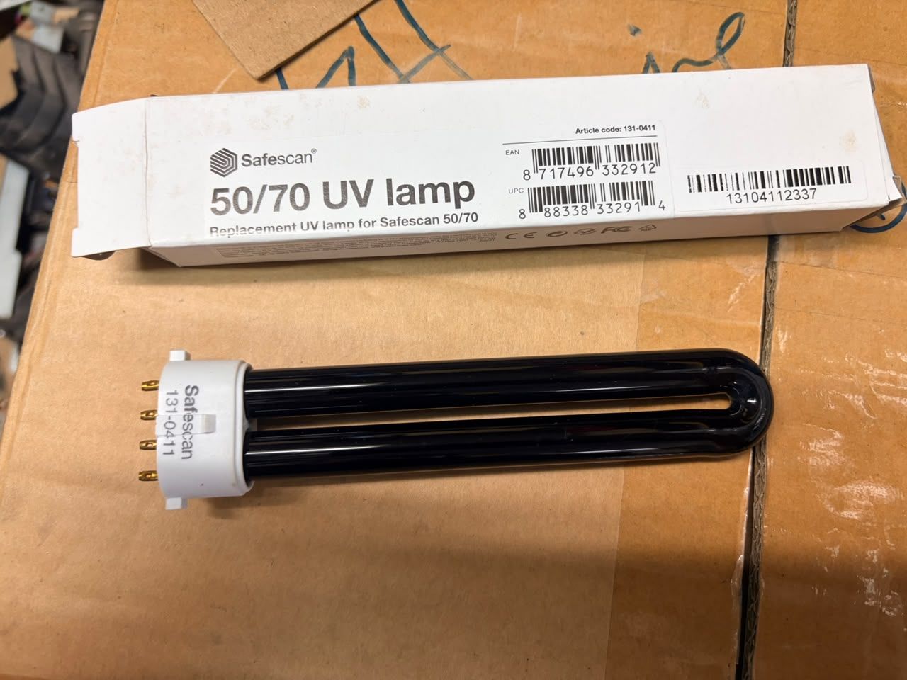Safescan UV Tubes for Use With the Safescan UV40 /UV50 &amp; UV70
