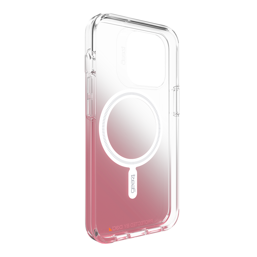 Gear4 Milan Snap D3O® Case for iPhone 13 Pro (6.1") - MagSafe Compatible, Color: Rose Gold