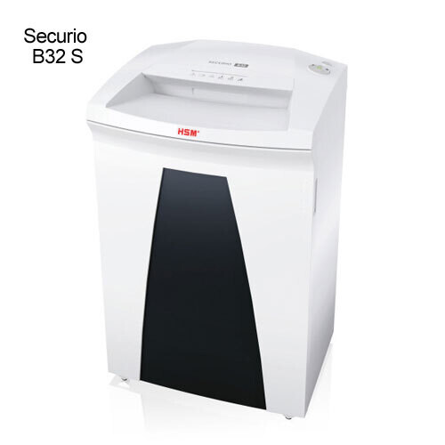 HSM Securio B32S Paper Shredder (3.9mm- Straight Cut)