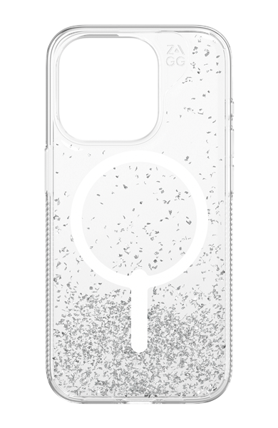 ZAGG Essential Glitter Snap Case For iPhone 15 Series - Glitter