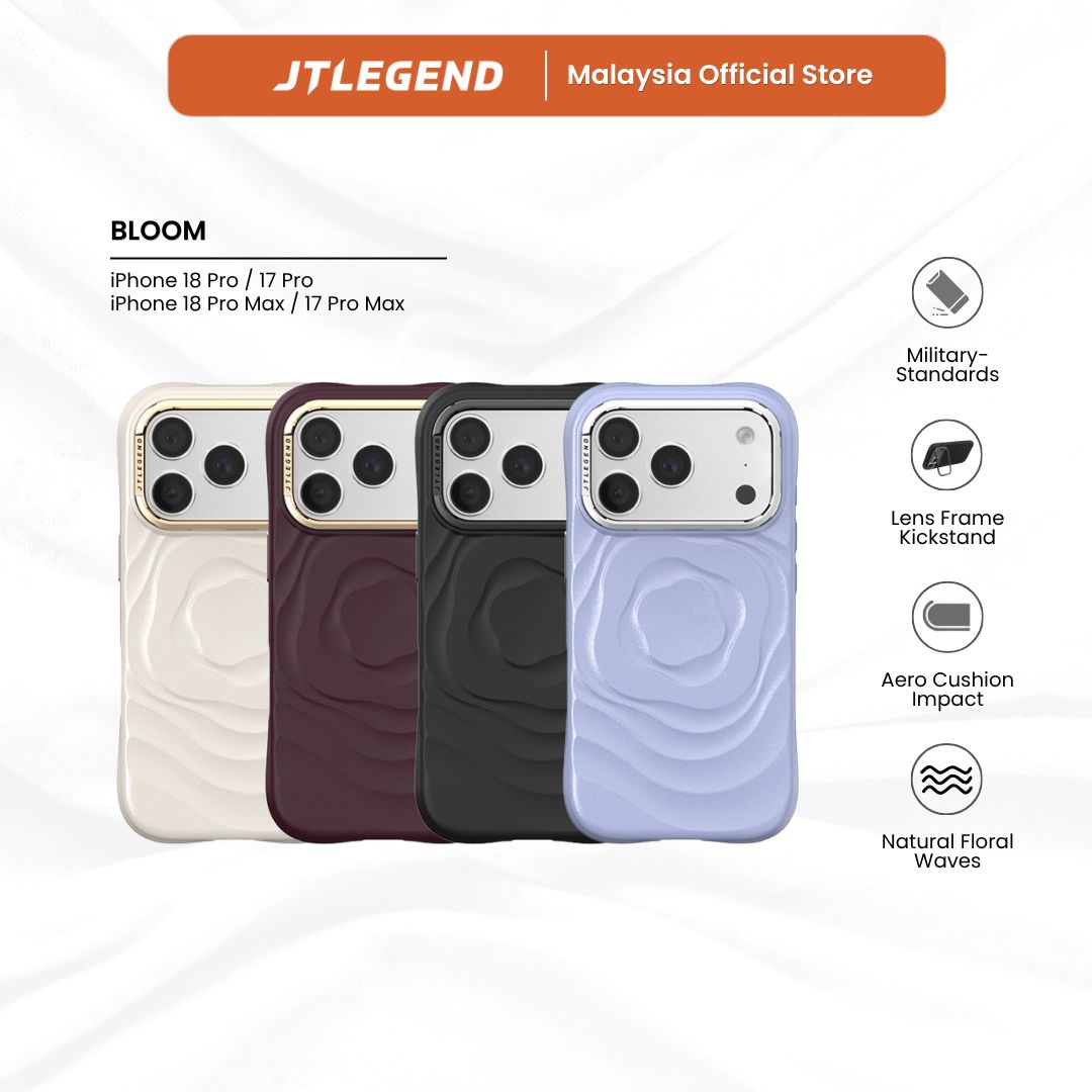 JTLEGEND Bloom Mag Case (with Lens Stand) for iPhone 18/17 Pro / iPhone 18/17 Pro Max