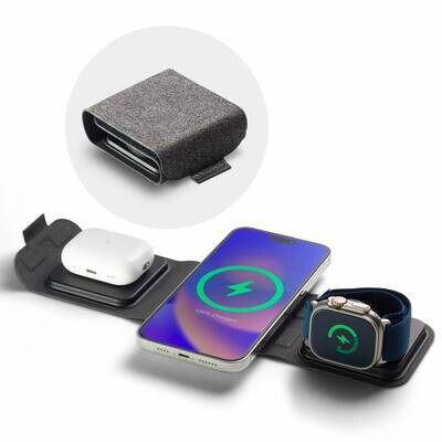 Mophie 3-In-1 Travel Charger With MagSafe Mophie 3-In-1 Travel Charger With MagSafe