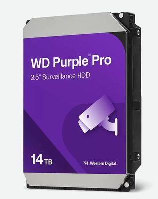 Western Digital 3.5" Purple Pro Video Analytics Hard Drive 10TB/12TB/14TB/18TB/22TB/24TB/26TB - Pre Order Western Digital 3.5" Purple Pro Video Analytics Hard Drive 10TB/12TB/14TB/18TB/22TB/24TB/26TB - Pre Order