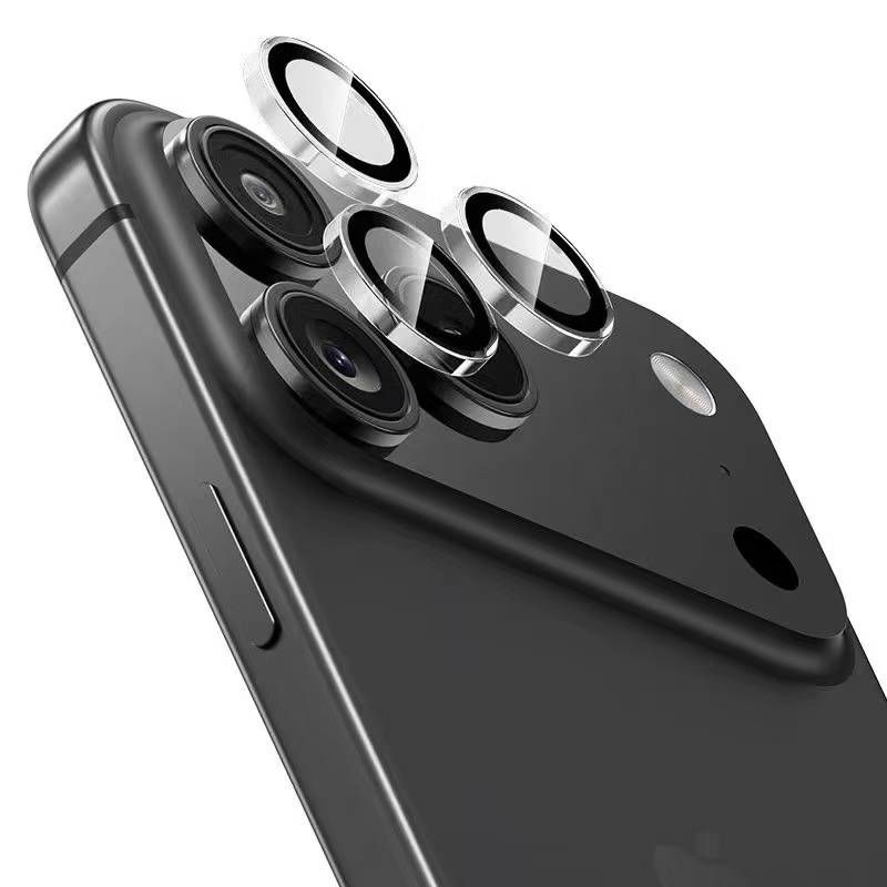 Machino Clear Lens Protector for iPhone 17 Series - Clear / Black