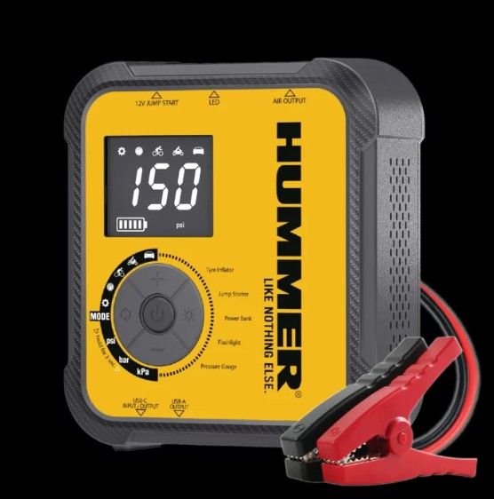 Hummer H10T Jump Starter Air Pressure 150psi With Powerbank 10000mAh