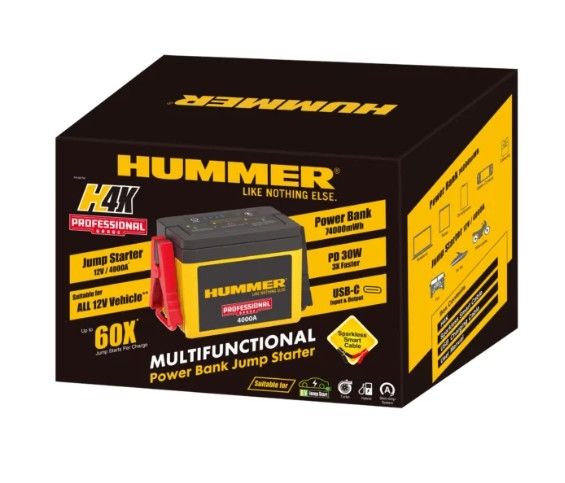 Hummer H4K Jump Starter With Powerbank 20000mAh
