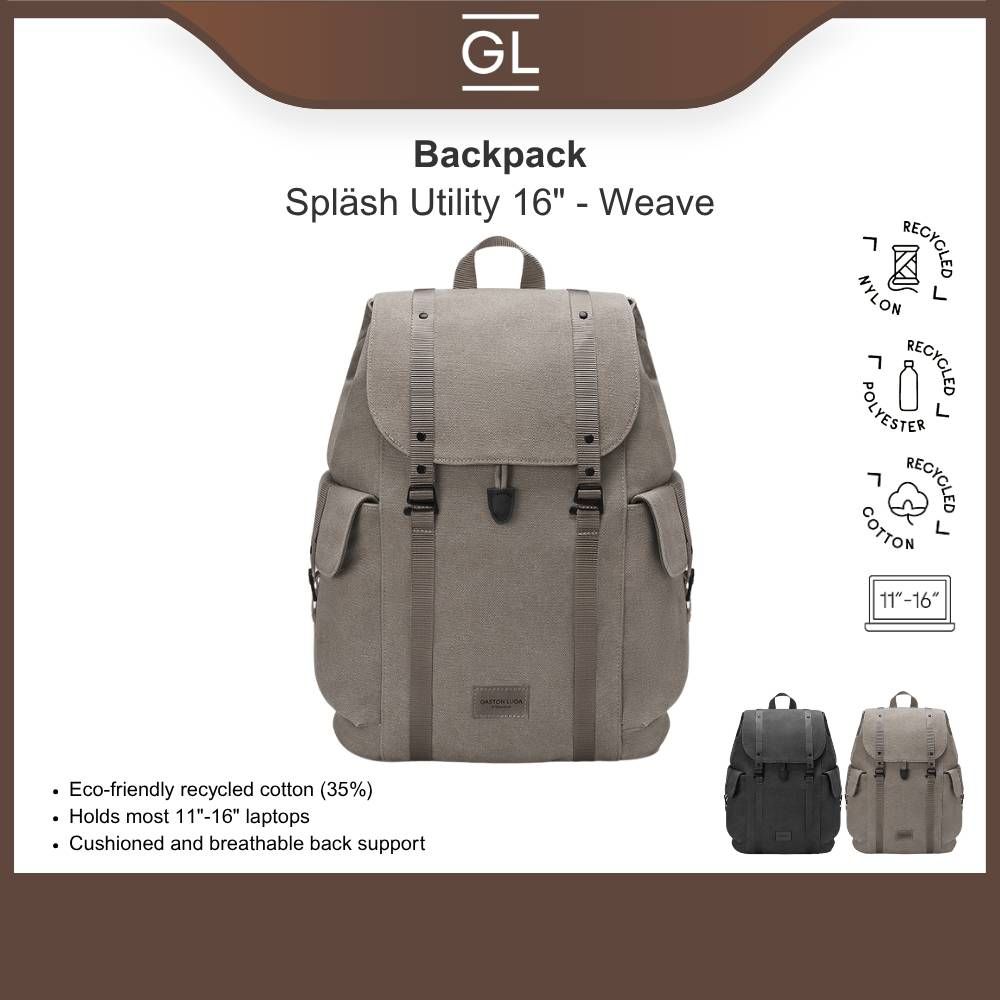 Gaston Luga Spläsh Utility Backpack 16" - Weave