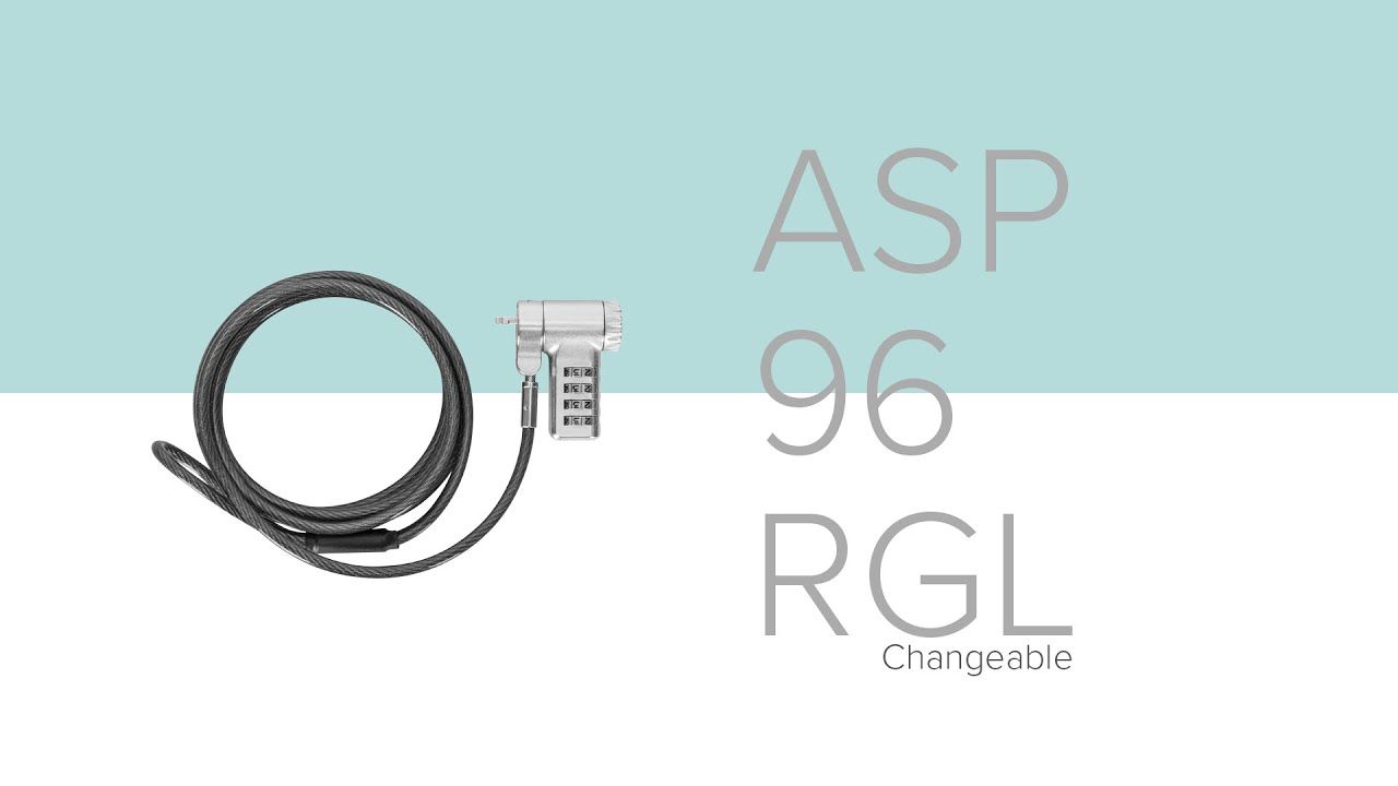 Targus DEFCON™ Ultimate Universal Resettable Combination Lock ASP96RGLX-50