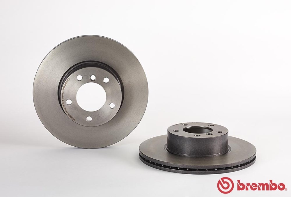 จานเบรคหน้า BREMBO สำหรับ BMW Series 3 F30 , Series 4 F32  ปี 11-&gt; [2ชิ้น ซ้าย-ขวา]