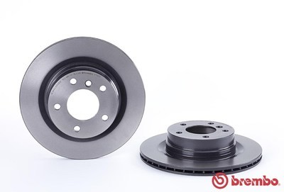 จานเบรคหลัง BREMBO สำหรับ BMW Series 3 F30 , Series 4 F32  ปี 11-&gt; [2ชิ้น ซ้าย-ขวา]