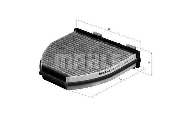 MAHLE กรองแอร์ แบบคาร์บอน สำหรับ W204 W212 C218 A/C207