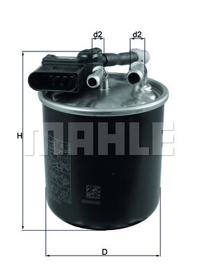 MAHLE กรองน้ำมันเชื้อเพลิง สำหรับ Mercedes Benz เครื่องยนต์ดีเซล / W204 W205 W212 A/C207 W166 W221 W222