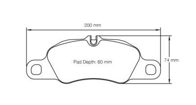 PAGID Brake Pad Set - Racing RS 29 (Yellow) Pagid Racing U8074 RS 29 / 99 5541 986