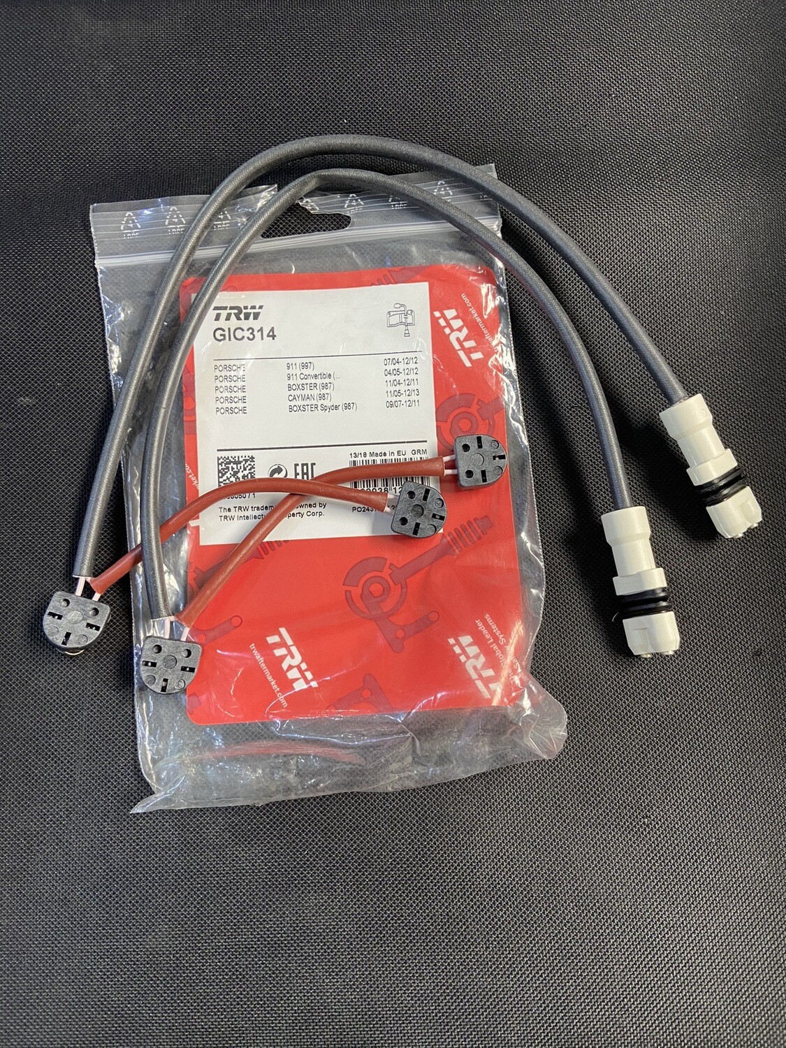 เซ็นเซอร์ผ้าเบรก TRW GIC314 PORSCHE 911(997) BOXSTER987 CAYMAN987