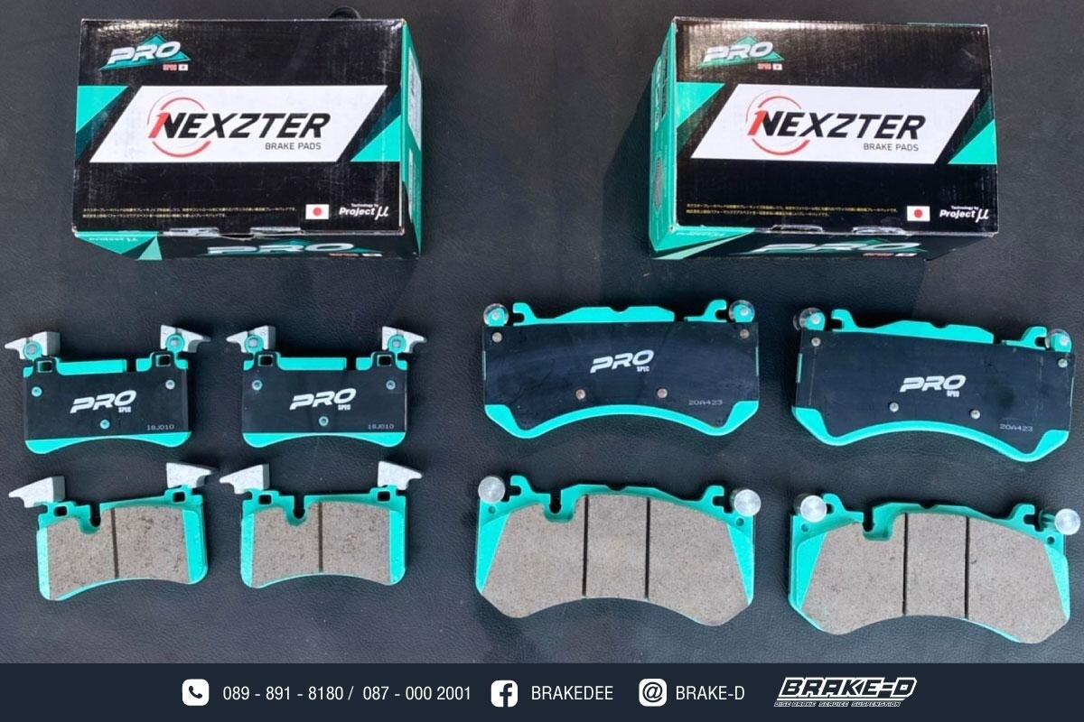 Nexzter ProSpec สำหรับ คาลิปเปอร์เบรก AMG C63 หน้า6พอร์ต หลัง4พอร์ต