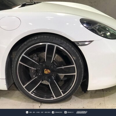 ชุดผ้าเบรกBREMBO จานเบรก สำหรับ PORSCHE CAYMAN 981