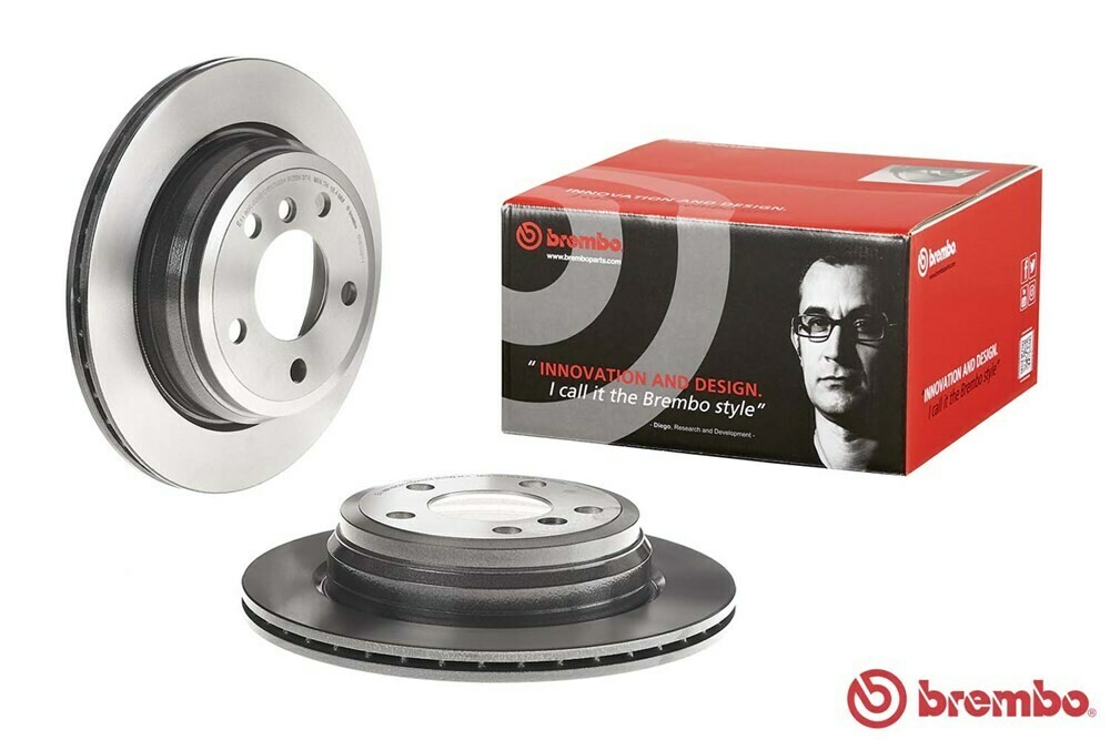 Brembo จานเบรกหลังสำหรับ  BMW   series 3 F30, ซรส 4 F32, ซรส 1 F20 F21
