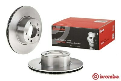 Brembo จานเบรกหน้าสำหรับ BMW series 5 E34 520i 525i Brembo จานเบรกหน้าสำหรับ BMW series 5 E34 520i 525i