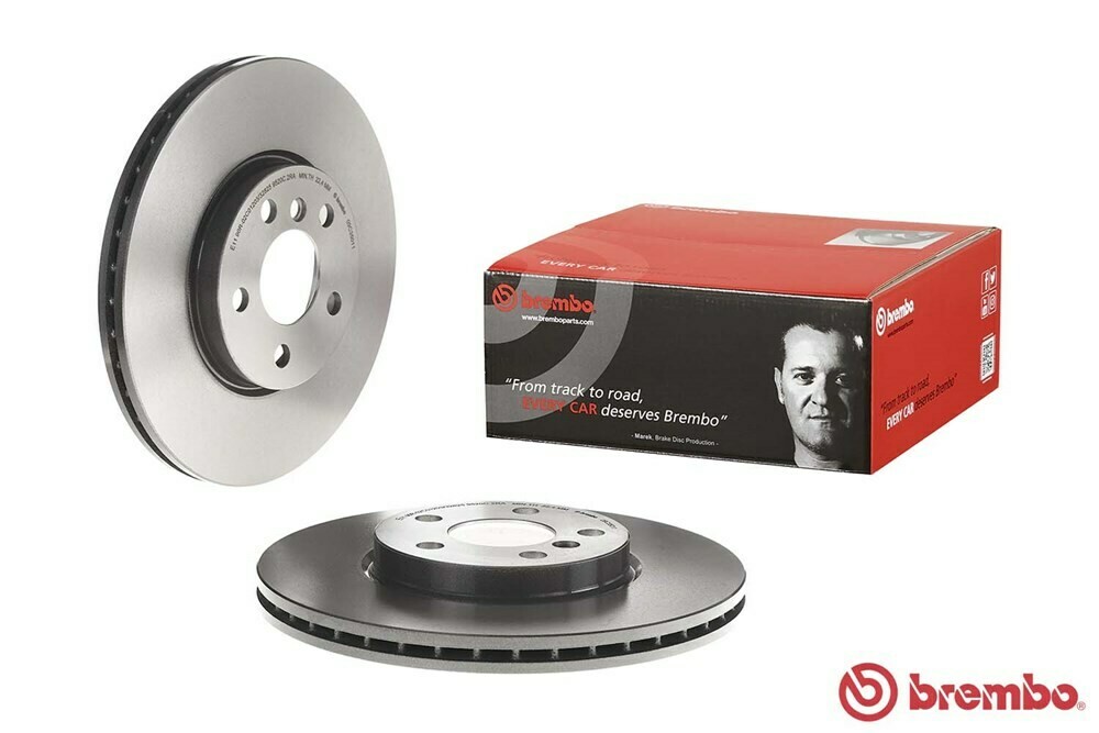 Brembo จานเบรกหน้าสำหรับ  BMW   F48 X1 18i 18d F45/46