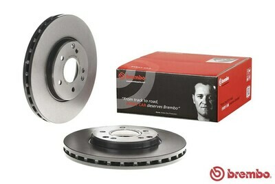 Brembo จานเบรกหน้าสำหรับ BENZ W203 C209 R171 01-11 Brembo จานเบรกหน้าสำหรับ BENZ W203 C209 R171 01-11