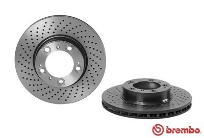 จานเบรกหน้าBREMBO สำหรับ PORSCHE   911 Boxster Cayman / Left (996/997/986/987)