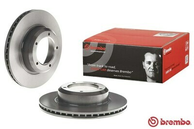 BREMBO จานเบรกหน้า  สำหรับ LAND ROVER Discovery I ปี90, Defender   [2ชิ้น ซ้าย-ขวา]