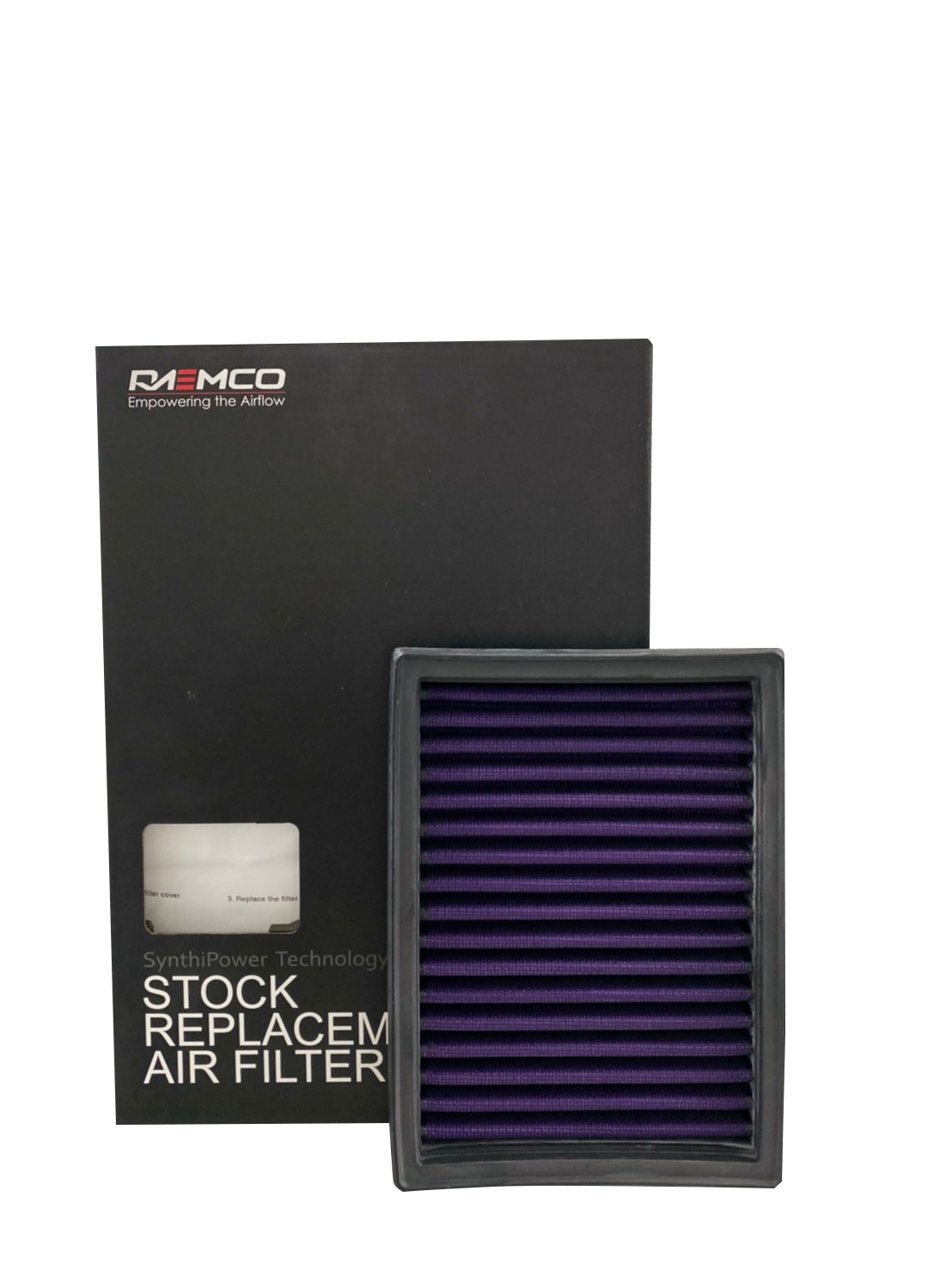 RAEMCO กรองอากาศรถยนต์ แบบซักล้างได้ สำหรับ NISSAN MARCH / JUKE / ALMERA / NOTE 2017