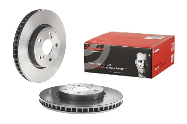 BREMBO จานเบรกหน้า  สำหรับ LEXUS  IS250 ปี05-13, 250 300h ปี13  [2ชิ้น ซ้าย-ขวา]