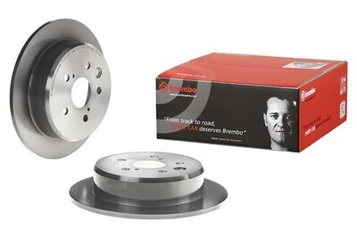 BREMBO จานเบรกหลัง สำหรับ LEXUS  IS250 ปี05-13, 250 300h ปี13 [2ชิ้น ซ้าย-ขวา]