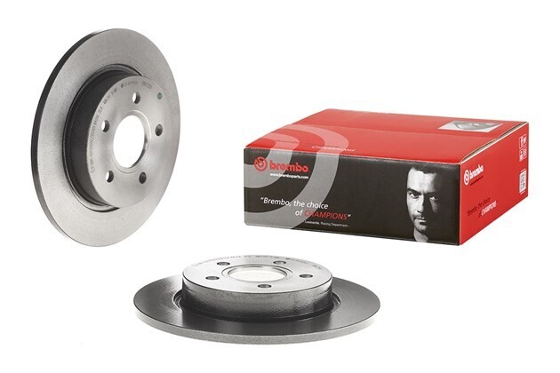 BREMBO จานเบรกหลัง  สำหรับ FORD Focus ปี12 [2ชิ้น ซ้าย-ขวา]