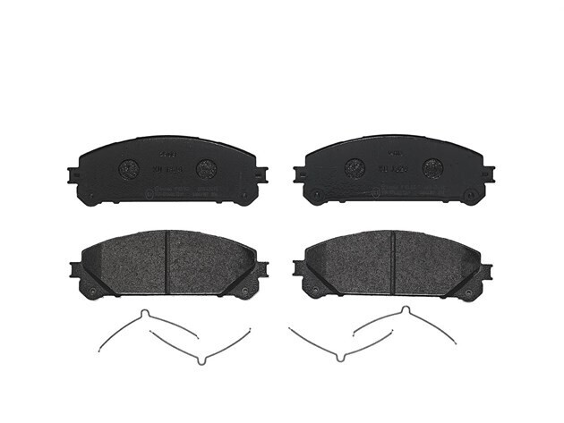 BREMBO ผ้าเบรกหน้า TOYOTA RX ปี08-15, NX ปี14, Alphard AH30/Vellfire AGH30 ปี15, เลือกรุ่นผ้าเบรก: BLACK SHIM PADS ( Low Metallic ) ผ้าเบรก โลว์เมทัลลิก