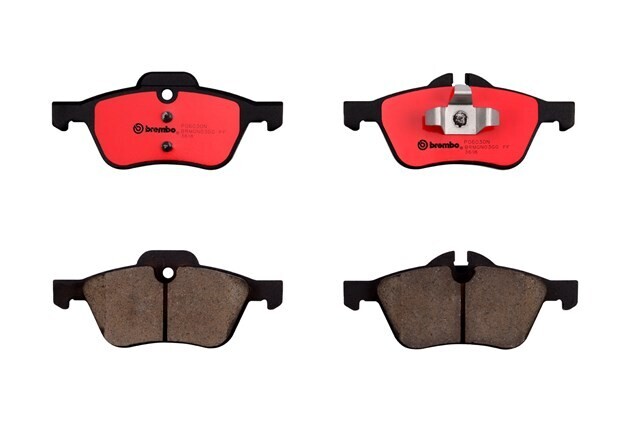 BREMBO ผ้าเบรกหน้า สำหรับ mini R50 R52 R53 ปี01, เลือกรุ่นผ้าเบรก: Ceramic Pads (NAO : Non Asbestos Organic : เป็นมิตรกับสิ่งแวดล้อม) ผ้าเบรกเซรามิก