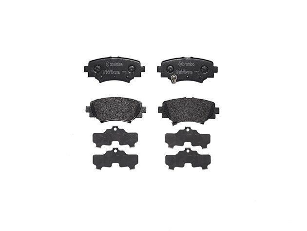 BREMBO ผ้าเบรกหลัง MAZ3 Sky ปี14, เลือกรุ่นผ้าเบรก: BLACK SHIM PADS ( Low Metallic ) ผ้าเบรก โลว์เมทัลลิก