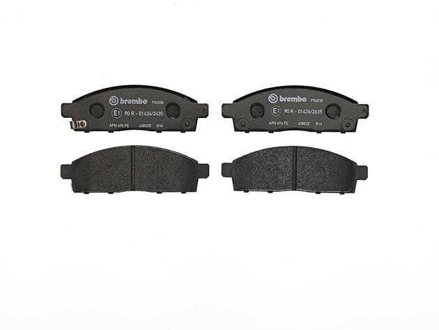 BREMBO ผ้าเบรกหน้าMITSUBISHI Triton 2.5 ปี05 Triton Plus 2.4 ปี15 Pajero ปี08, เลือกรุ่นผ้าเบรก: BLACK SHIM PADS ( Low Metallic ) ผ้าเบรก โลว์เมทัลลิก