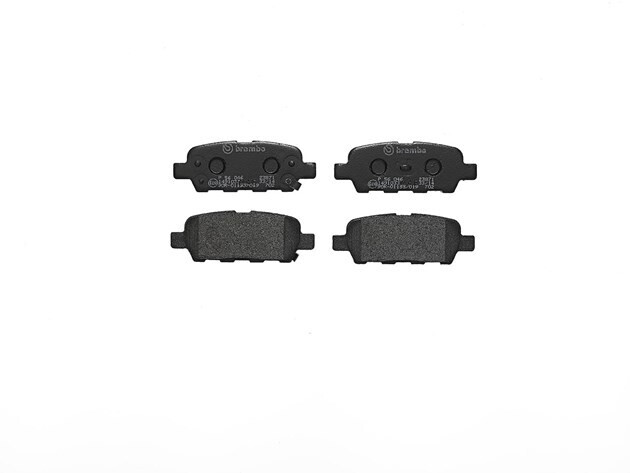 BREMBO ผ้าเบรกหลัง NISSAN Teana J31 ปี04, X-Trail T30-31, เลือกรุ่นผ้าเบรก: BLACK SHIM PADS ( Low Metallic ) ผ้าเบรก โลว์เมทัลลิก