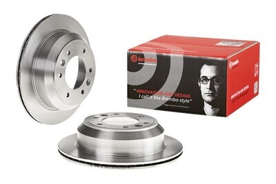 BREMBO จานเบรกหลัง สำหรับ HYUNDAI  H1 ปี08  [2ชิ้น ซ้าย-ขวา]