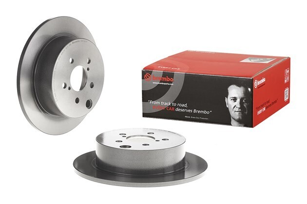 BREMBO จานเบรกหลัง สำหรับ SUBARU XV (GP/GT), Forester [2ชิ้น ซ้าย-ขวา]