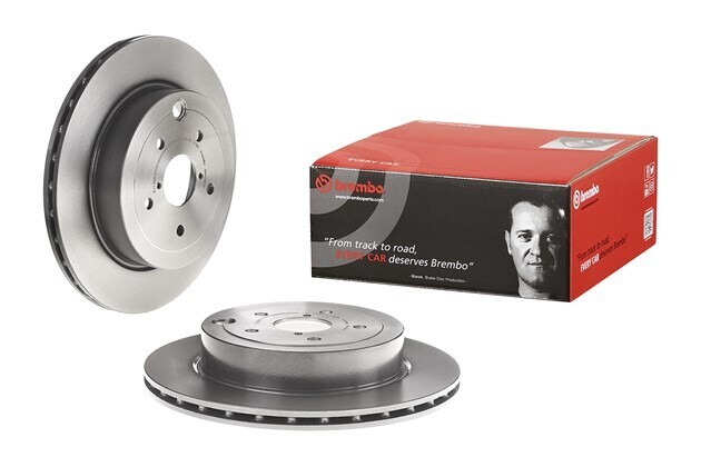 BREMBO จานเบรกหลัง สำหรับ SUBARU Impreza GR 2.5 STI  [2ชิ้น ซ้าย-ขวา]
