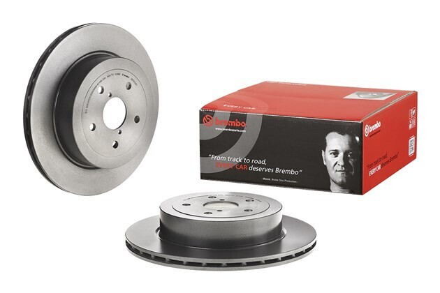 BREMBO จานเบรกหลัง สำหรับ SUBARU Impreza GD  [2ชิ้น ซ้าย-ขวา]
