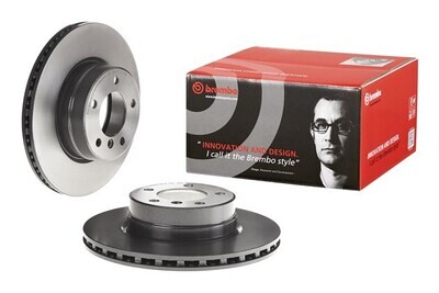 BREMBO จานเบรกหน้า สำหรับ BMW E60 523i 525i 520d [2ชิ้น ซ้าย-ขวา]