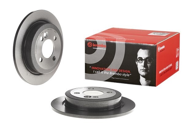 BREMBO จานเบรกหลัง สำหรับ MINI R50-53 R55-56 R58-59 รูน๊อตใหญ่  [2ชิ้น ซ้าย-ขวา]