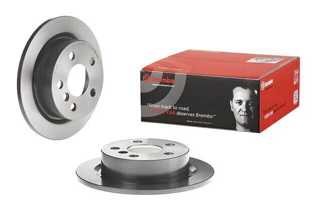 BREMBO จานเบรกหลัง สำหรับ MINI F55 F56 F57  [2ชิ้น ซ้าย-ขวา]