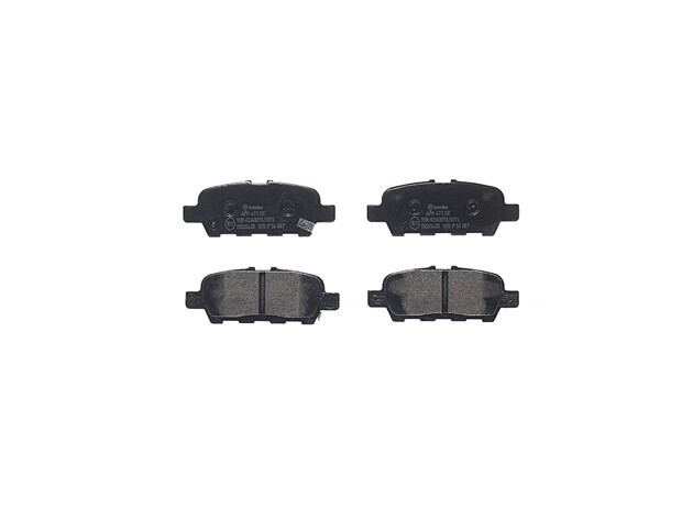 BREMBO ผ้าเบรกหลังNISSAN Teana L33 ปี13, X-Trail T32 ปี15, เลือกรุ่นผ้าเบรก: BLACK SHIM PADS ( Low Metallic ) ผ้าเบรก โลว์เมทัลลิก
