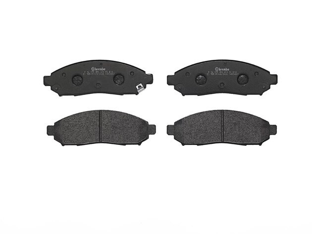 BREMBO ผ้าเบรกหน้า NISSANNavara 2.5 DDTi D40 ปี07, เลือกรุ่นผ้าเบรก: BLACK SHIM PADS ( Low Metallic ) ผ้าเบรก โลว์เมทัลลิก